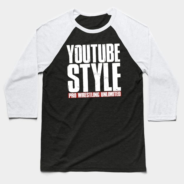 YouTube Style Baseball T-Shirt by PWUnlimited